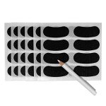 Customizable Eye Black Stickers for Kids - White Pencil