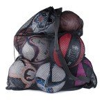 Extra Large Mesh Sports Ball Bag with Strap