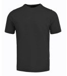 WORK IDEA Men's Cotton T-Shirts, Crew Neck Short Sleeve Tees for Men Summer Basic Tops,Black,XXL