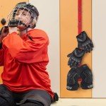 Portable Hockey Gear Drying Rack with Hooks