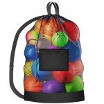 Adjustable Mesh Laundry Ball Bag – Holds Sports Gear