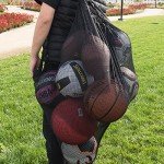 Extra Large Mesh Sports Ball Bag with Strap