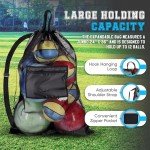Adjustable Mesh Laundry Ball Bag – Holds Sports Gear