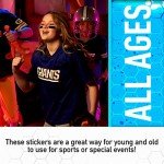 Customizable Eye Black Stickers for Kids - White Pencil