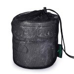 5-Pack Nylon Mesh Drawstring Bags for Sports