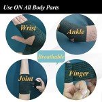 Self-Adhesive Elastic Bandage Wrap - 2 Inch Black