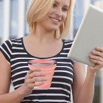 2-Pack Collapsible Silicone Travel Cups - Pink & Blue