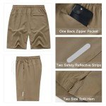 AKuVoL Men's Hiking Cargo Shorts Quick Dry Lightweight Athletic Shorts for Men Casual Fishing Outdoor Workout Shorts with Pockets Dark Khaki 34-36