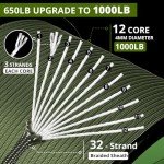 Durable 1000lb Paracord Rope - Various Lengths