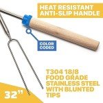 MalloMe 32" S'mores Roasting Skewers - 5 Pack
