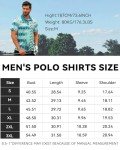 TURAND Mens Golf Shirts Short Sleeve Print Gradient Moisture Wicking Quick Dry Performance Polo Golf Shirt Mint Green Large