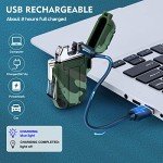 Usb Rechargeable Windproof Plasma Lighter for Outdoors