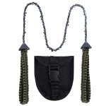 Compact Pocket Chainsaw with Paracord Handle