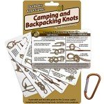 Waterproof Knot Tying Cards with Carabiner - 22 Knots