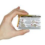 Waterproof Knot Tying Cards with Carabiner - 22 Knots