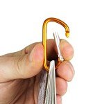 Waterproof Knot Tying Cards with Carabiner - 22 Knots