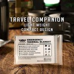 Mylar Emergency Survival Blankets - 4 Pack