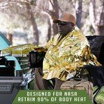 Mylar Emergency Survival Blankets - 4 Pack