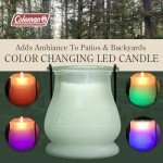 Coleman Color Changing LED Citronella Candle, 8 oz