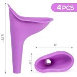 HAKDAY Reusable Female Urination Device - 4 Pack