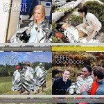 Mylar Emergency Survival Blankets - 4 Pack