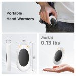 Rechargeable Electric Hand Warmers - 2 Pack
