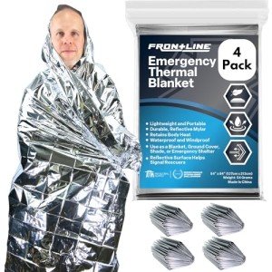 Thermal Mylar Emergency Blankets for Survival (4)
