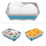 Collapsible 10-Liter Bucket for Camping and Cleaning