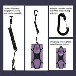 Rugged Lanyard Phone Holder with Coiled Strap