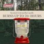Coleman 70+ Hour Outdoor Candle Lantern - Red