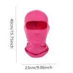 Pink Windproof Balaclava Ski Mask for All