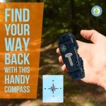 Tactical Paracord Compass Bracelet for Outdoor Adventures