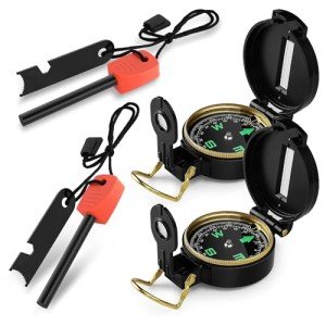 Mossy Oak Compass & Fire Starter Set Under $10