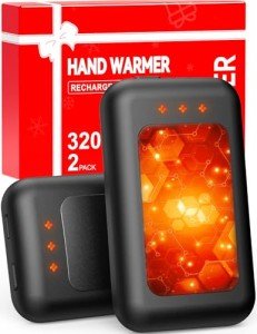Rechargeable Hand Warmers - Fast Heating, 2-Pack