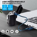 Waterproof USB Rechargeable Plasma Arc Lighter