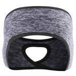 Charcoal Gray Women's Ponytail Headband Sweatband