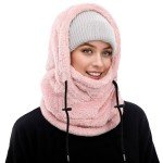 Pink Balaclava Face Mask for Winter Sports