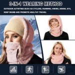 Pink Balaclava Face Mask for Winter Sports
