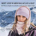 Pink Balaclava Face Mask for Winter Sports