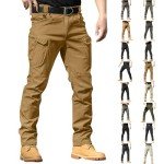 Men's Camo Cargo Pants - Comfortable & Waterproof
