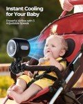 Portable Clip-On Fan for Baby Stroller or Car