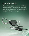 4-Pack Adjustable Rope Hanger for Various Uses