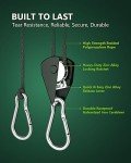 4-Pack Adjustable Rope Hanger for Various Uses
