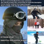 Warm Grey Balaclava Ski Mask for Cold Weather