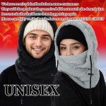 Windproof Grey Balaclava Mask for Cold Weather