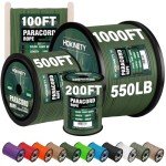 550 lb Paracord Rope - 100ft Heavy-Duty Utility