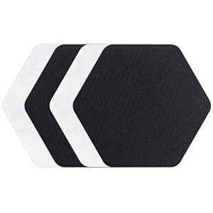 Tenacious Tape Hex Repair Patches - Black/Clear