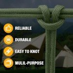 550 lb Paracord Rope - 100ft Heavy-Duty Utility