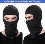 Black Windproof Balaclava Mask for Outdoor Activities