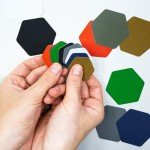 Tenacious Tape Hex Repair Patches - Black/Clear